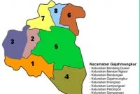 Peta Kecamatan Gajahmungkur Kota Semarang
