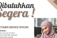 Info Lowongan Kerja Palembang Terbaru