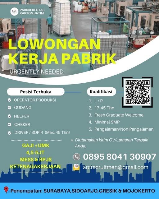 Loker Pabrik